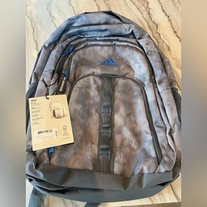 NWT Adidas Prime 6 Backpack Grey Gray Blue Backpack. NEW